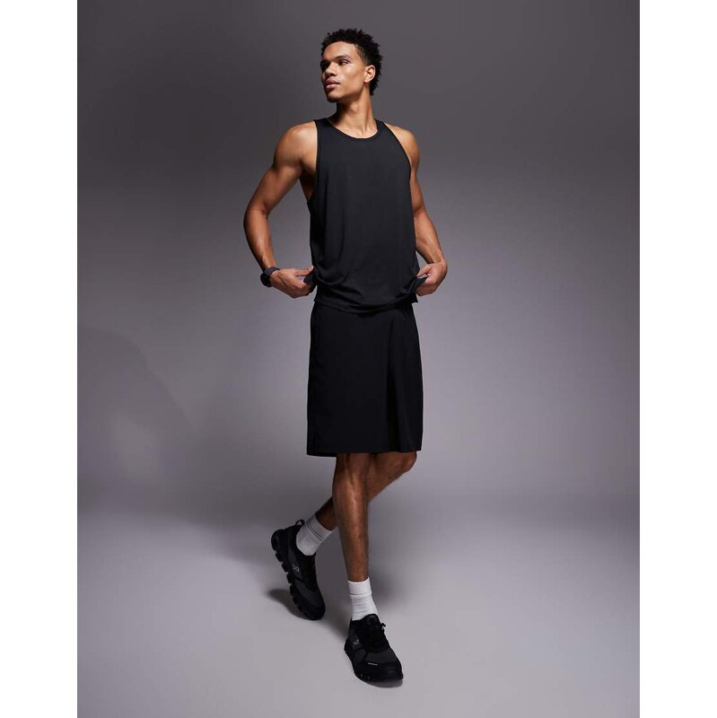4505 10 inch loose fit quick dry training shorts with zip pockets in 112846848
