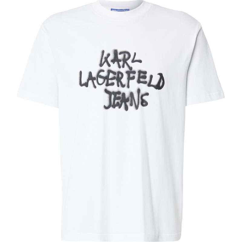 KARL LAGERFELD JEANS Tričko černá / bílá