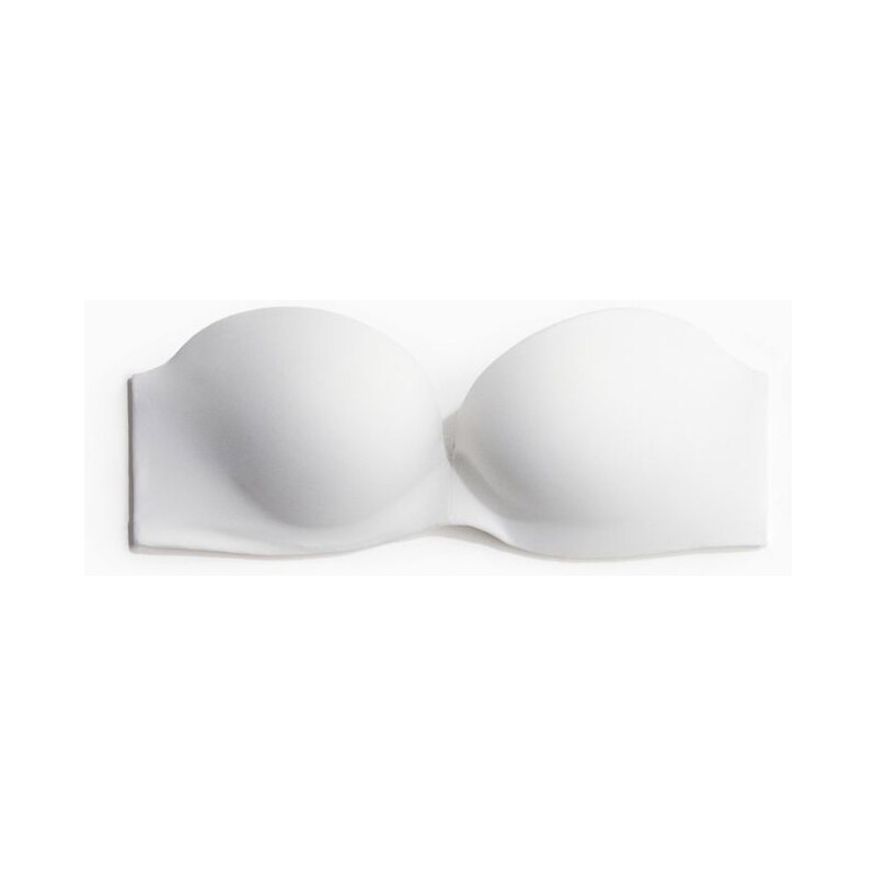 H&M - Balkonetka super push-up z mikrovlákna - Bílá