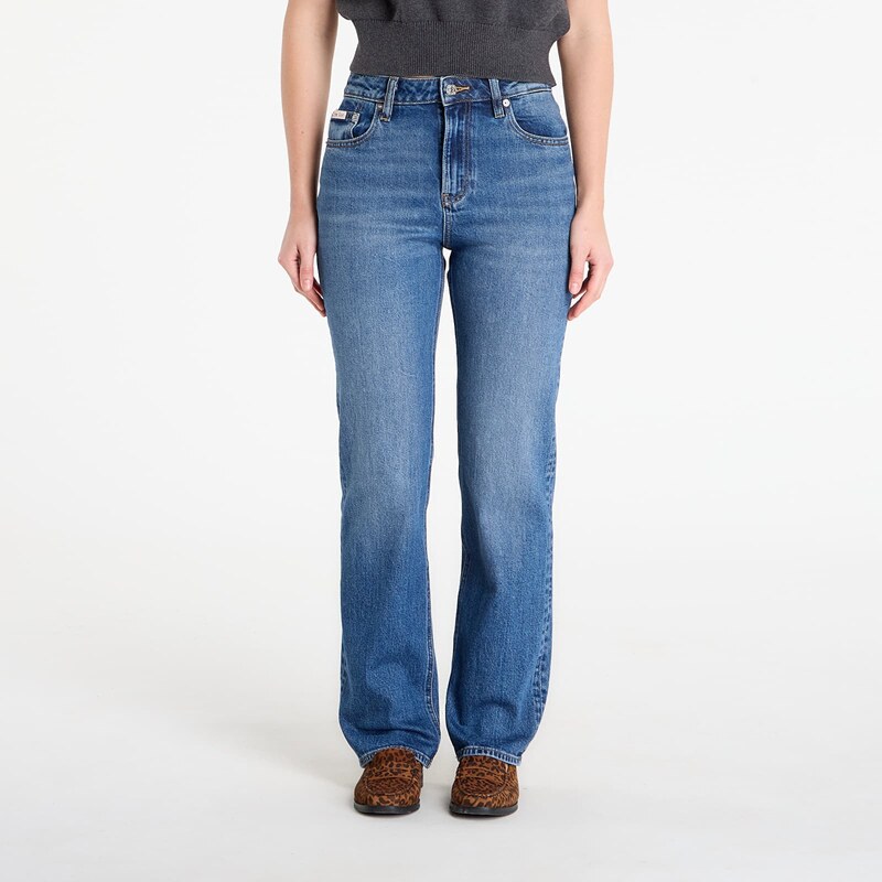 Džíny Calvin Klein Jeans High Rise Straight Jeans Blue 25