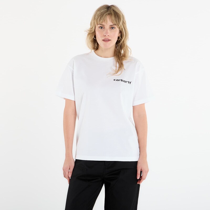Tričko Carhartt WIP S/S Caps T-Shirt UNISEX White S