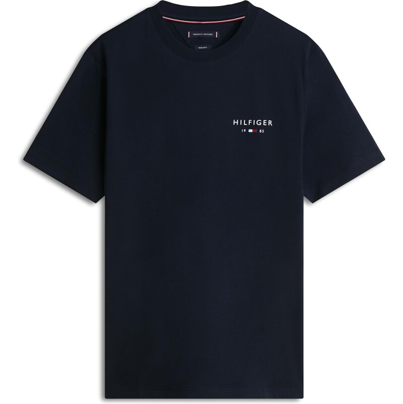 TOMMY HILFIGER Tričko Brand Love noční modrá / červená / bílá