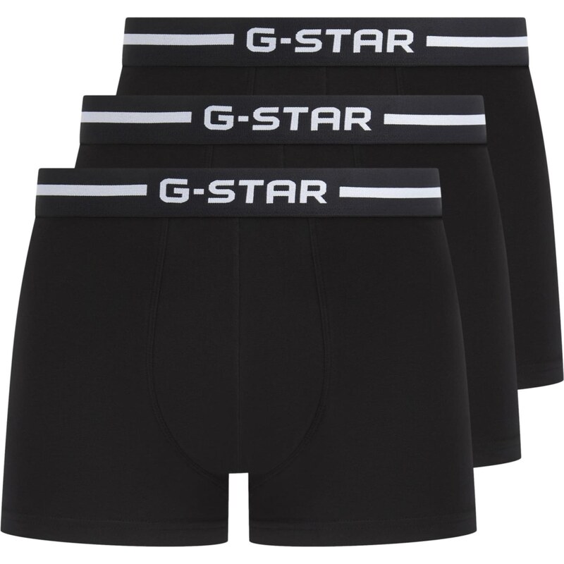G-STAR Boxerky Acre černá / bílá