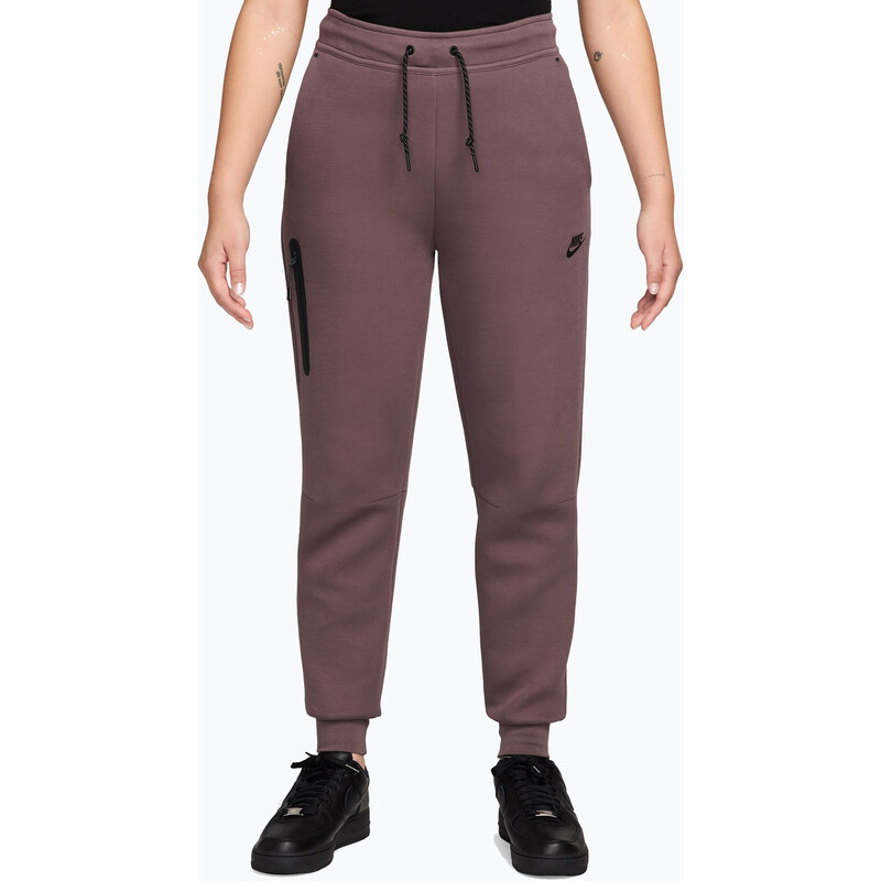 Dámské kalhoty Nike Sportswear Tech Fleece Mid-Rise tattoo/black