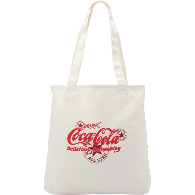 CONVERSE Nákupní taška CAU CONVERSE X COCA COLA světle červená / bílá 112186923