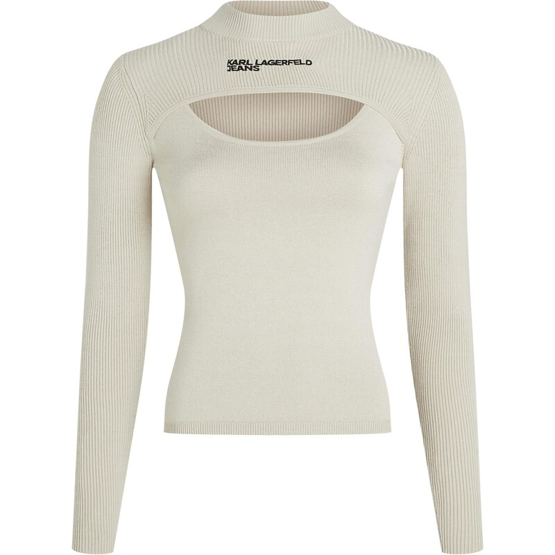 KARL LAGERFELD JEANS Svetr černá / offwhite 112186924