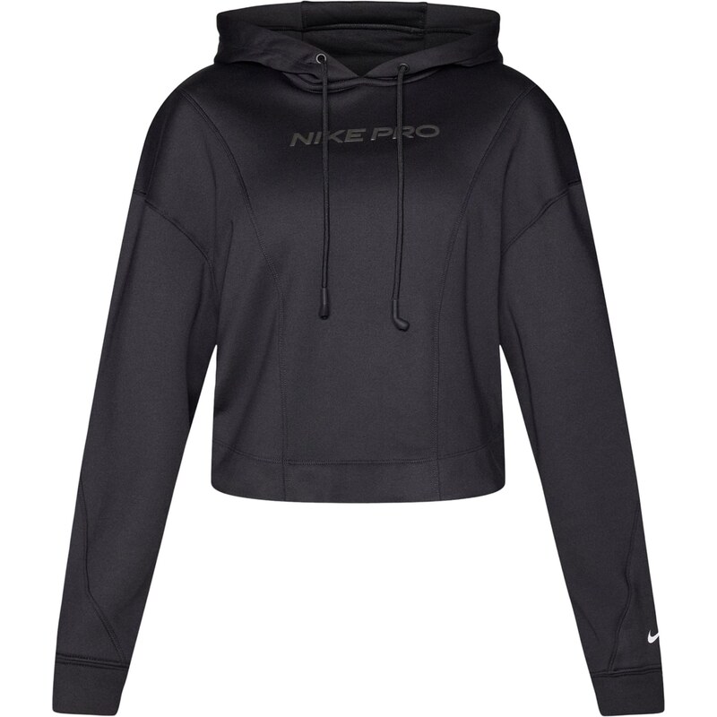 NIKE Sportovní mikina černá / bílá