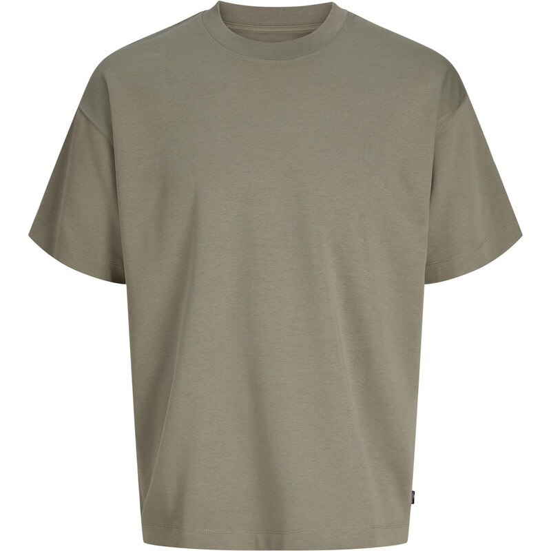 JACK & JONES Tričko JJEBARRON olivová