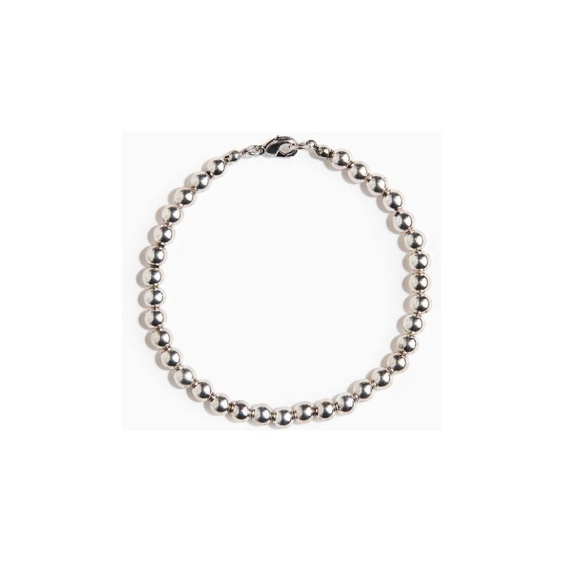 H&M - Korálkový náramek - Stříbrná