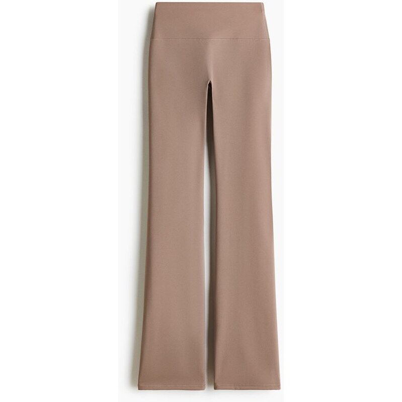 H&M - Sportovní legíny SculptMove Flared - Béžová