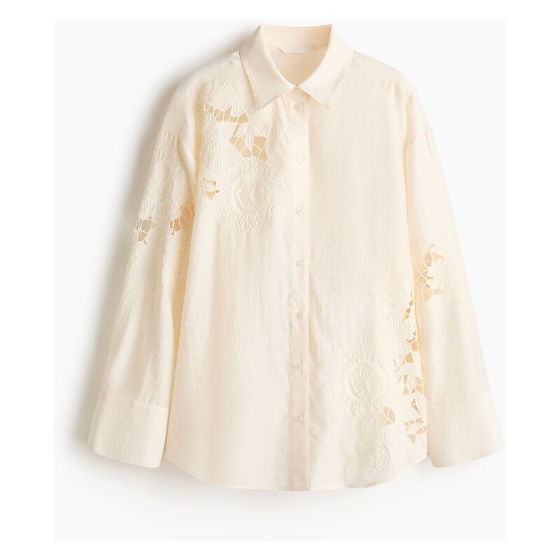 H&M - Košile z madeiry - bílá 112191489