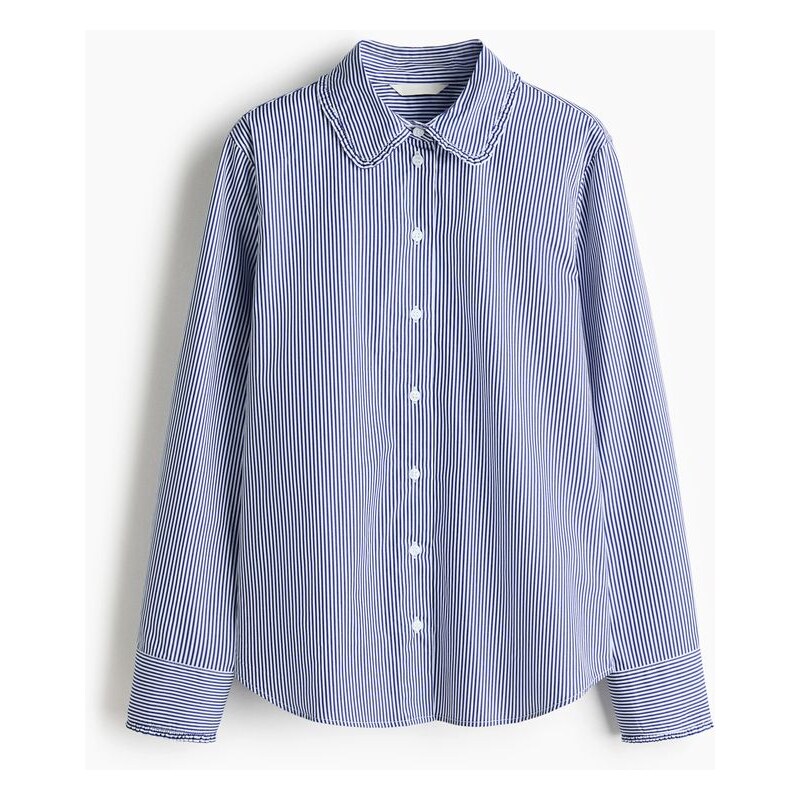 H&M - Košile z bavlněného popelínu - modrá 112191505