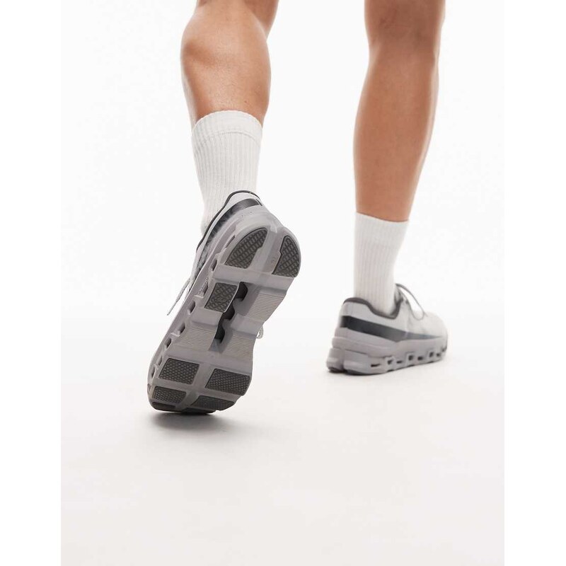 ON Cloudmonster 1 running trainers in grey