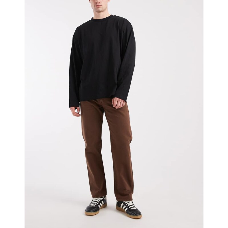 Jack & Jones Chris straight jeans in brown