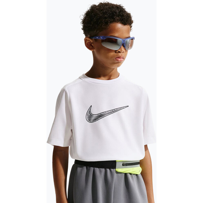 Dětské tričko Nike Multi Dri-Fit white/black