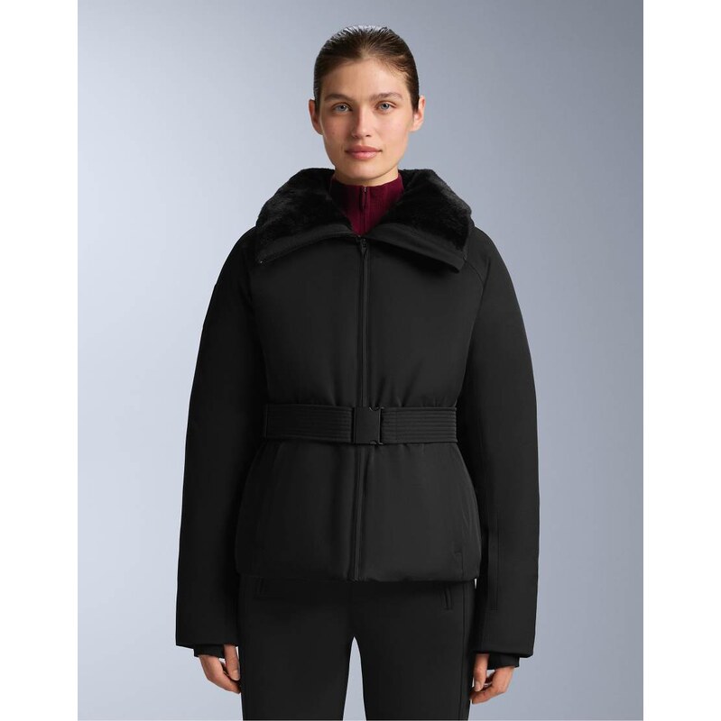 OYSHO Primaloft ski waterproof padded jacket in black 112195539