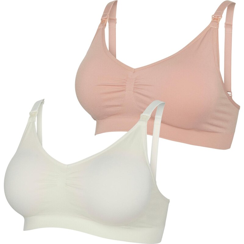 MAMALICIOUS Kojící podprsenka MLIlja růžová / bílá