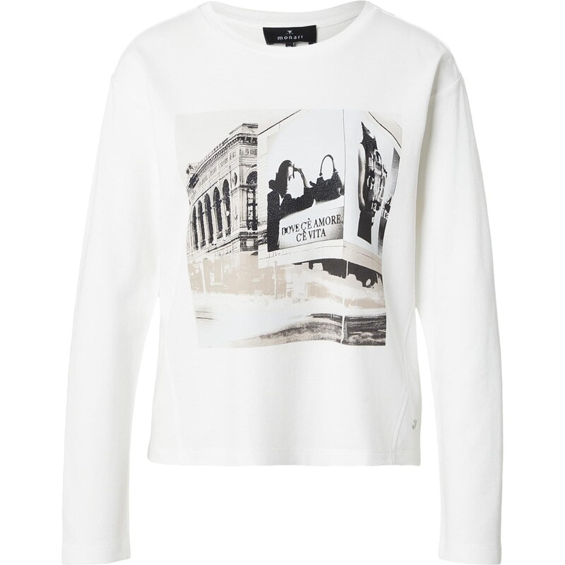monari Tričko velbloudí / černá / offwhite 112193561