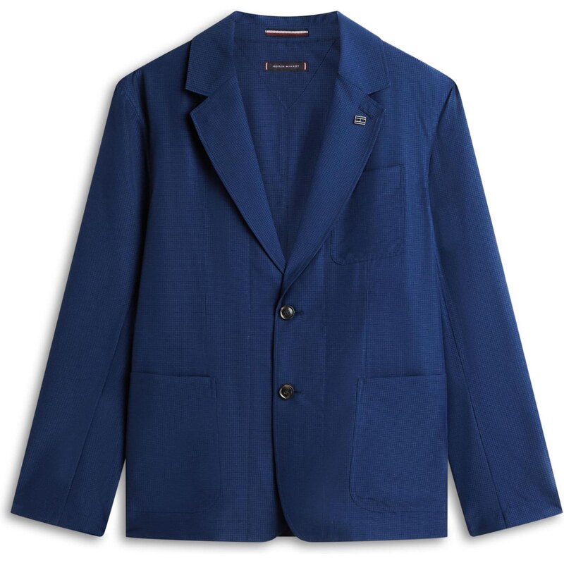 TOMMY HILFIGER Společenské sako Air Dot námořnická modř