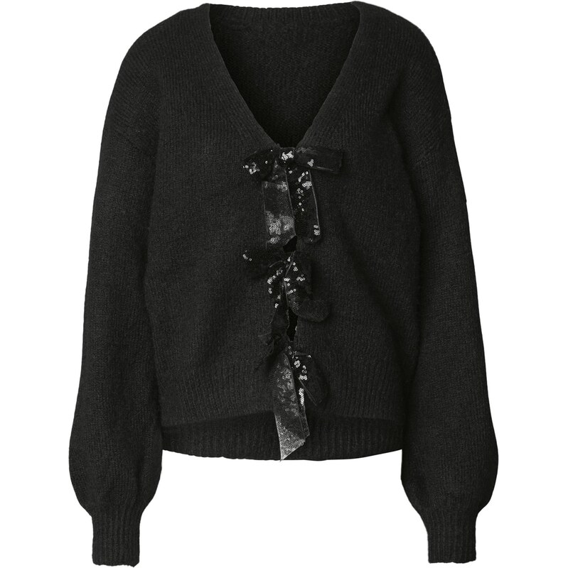 Urban Classics Kardigan černá / černý melír 112193565