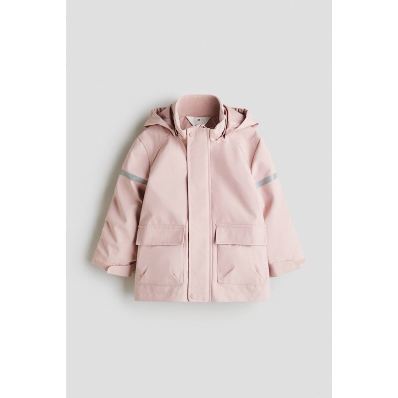 H&M - Voděodolná parka Room-to-grow - Světle Růžová