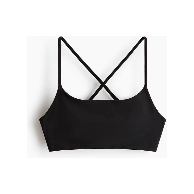 H&M - Sportovní vršek bikins Lycrou Xtra Life - Černá