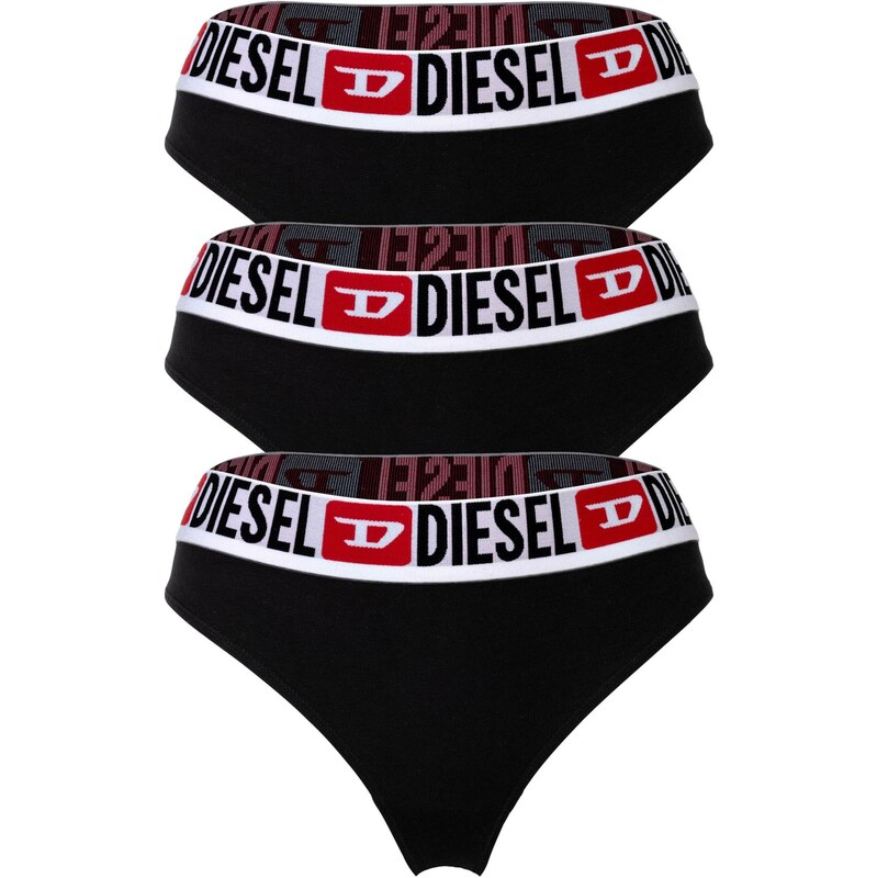 DIESEL Tanga Stars červená / černá / bílá