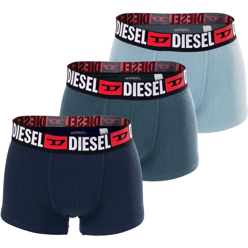DIESEL Boxerky Damien námořnická modř / světlemodrá /