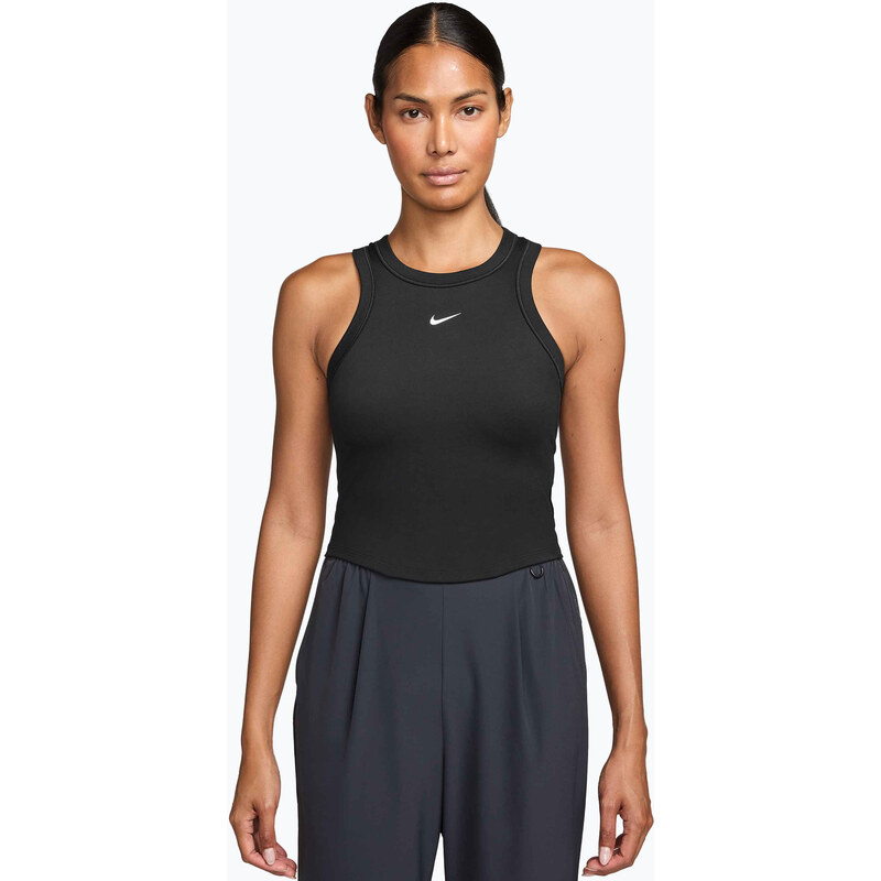 Dámské tílko Nike One Fitted Dri-Fit Cropped Tank thunder black