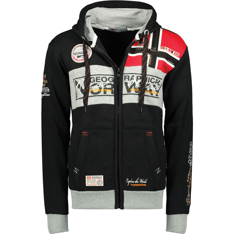 GEOGRAPHICAL NORWAY mikina pánská FLYER MEN 100 nadměrná
