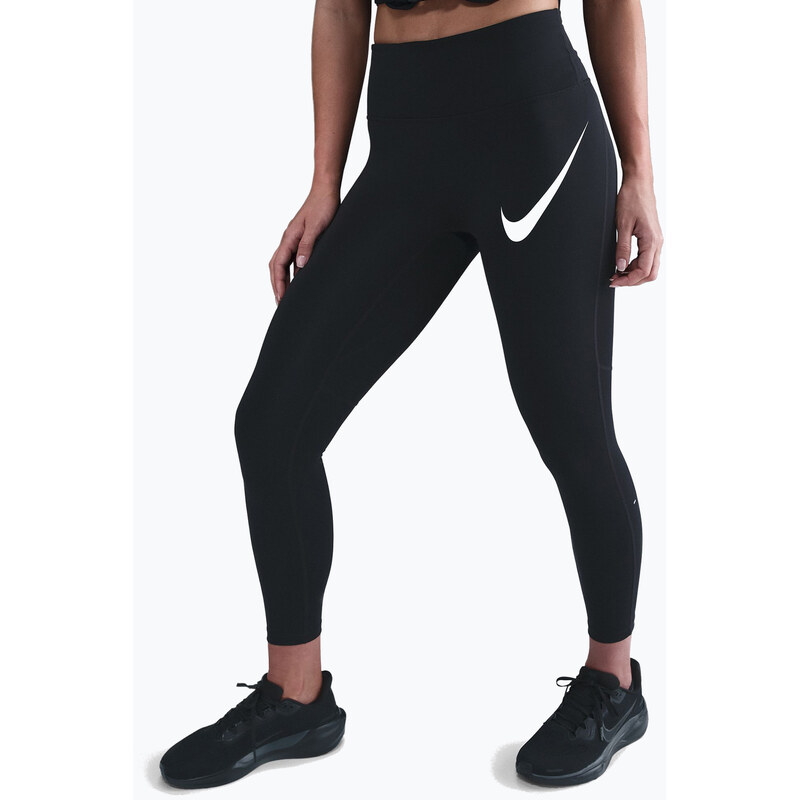 Dámské běžecké legíny Nike Tempo Swoosh Run High-Waisted 7/8