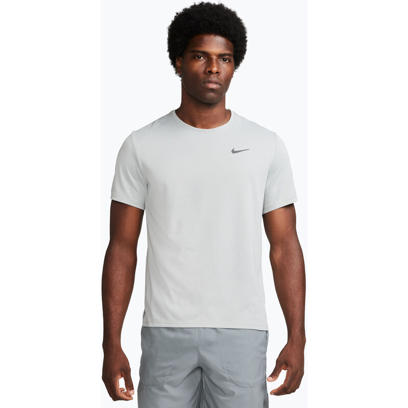 Pánské běžecké tričko Nike Miler Dri-Fit UV grey fog/particle