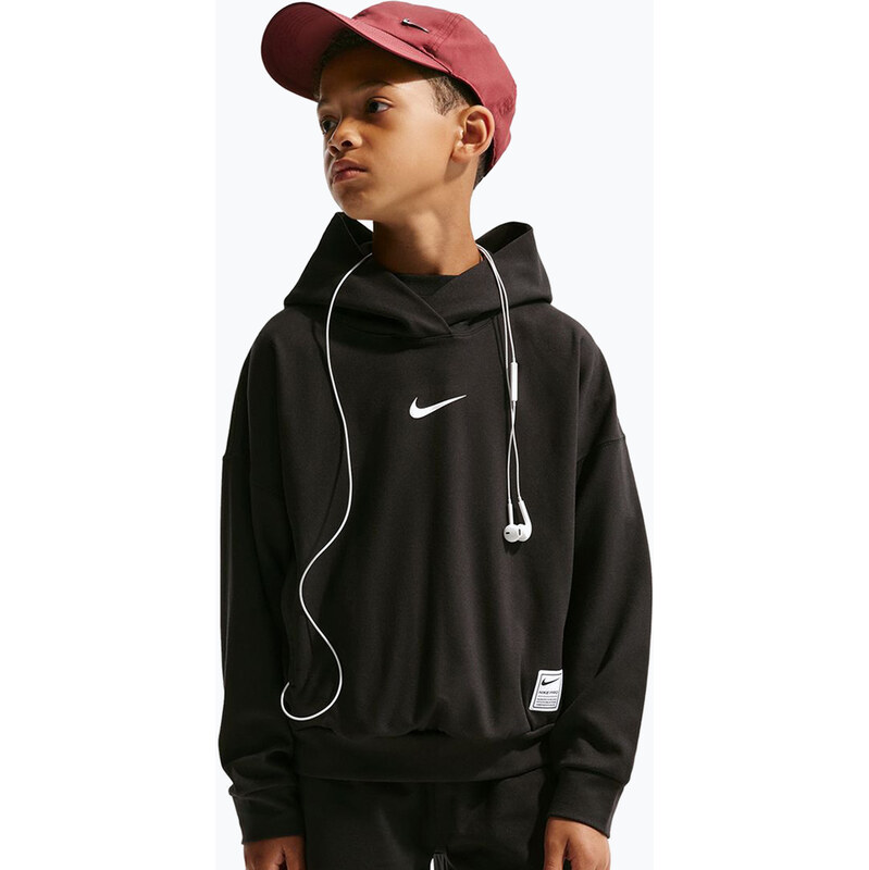 Dětská mikina Nike Pro Dri-Fit Pullover Hoodie black/white