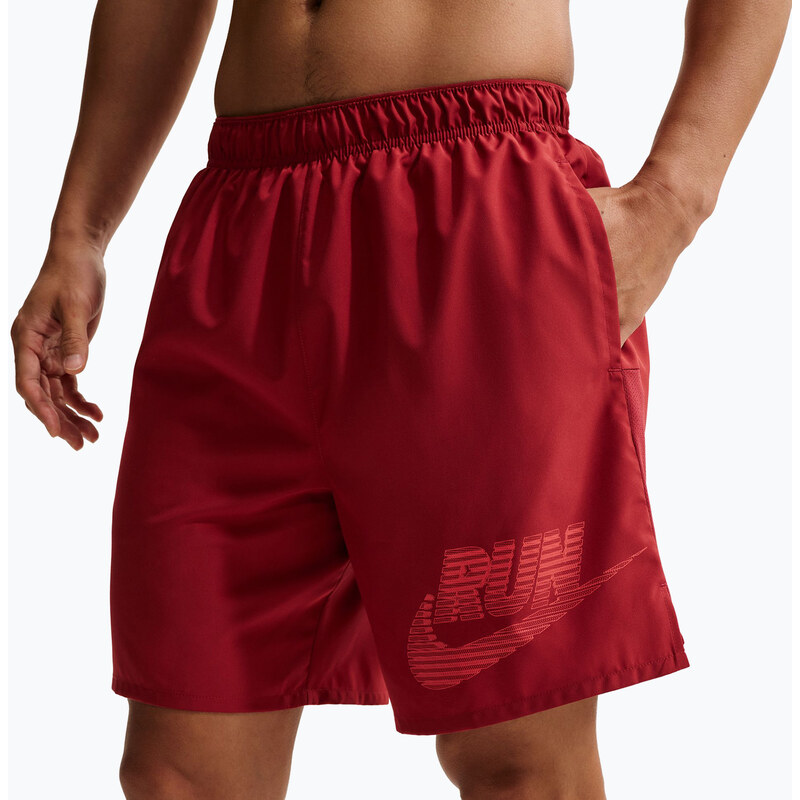 Pánské šortky Nike Challenger Dri-Fit Brief-Lined 7 team crimson