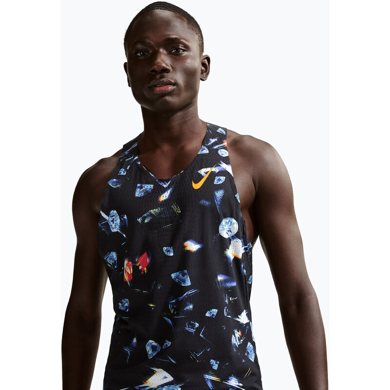 Pánské běžecké tílko Nike AeroSwift Dri-Fit ADV Singlet black