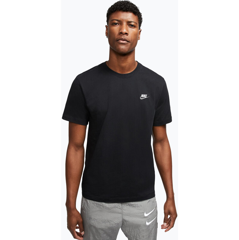 Pánské tričko Nike Sportswear Club black/white/dark grey