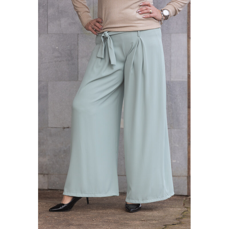 LUX LUNA Elegantní kalhoty ELIOT Barva: Mentolová, Velikost: UNI: M-XL 111286853