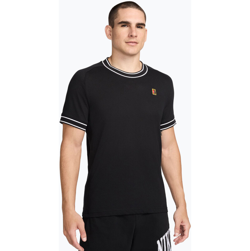 Pánské tenisové tričko Nike Court Heritage black/white