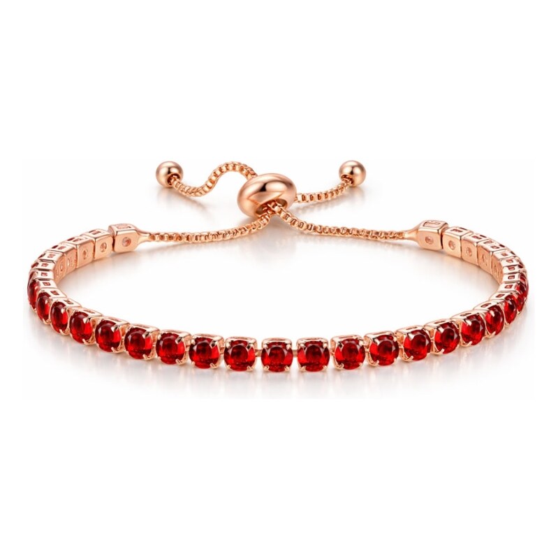 Sisi Jewelry Náramek Swarovski Elements Cianoti Gold Garnet 53061908