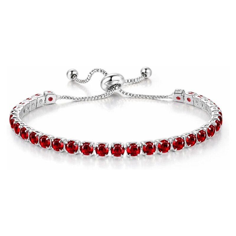 Sisi Jewelry Náramek Swarovski Elements Cianoti Garnet 53054711
