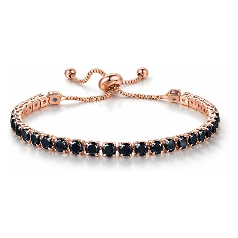 Sisi Jewelry Náramek Swarovski Elements Cianoti Rose Black 112216777