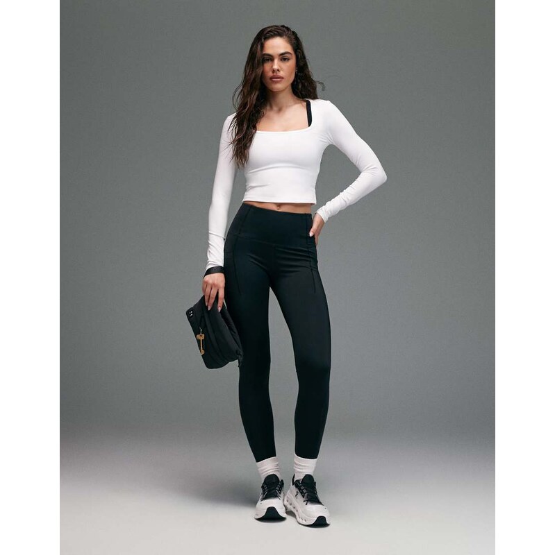 4505 active waist snatching high rise gym legging in black 115059079