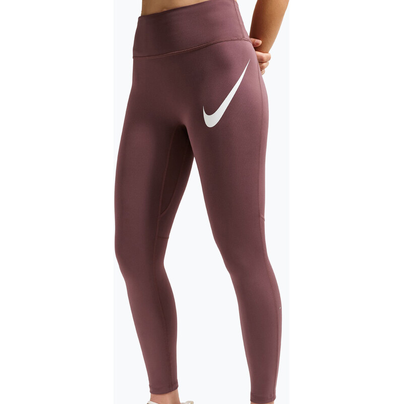 Dámské běžecké legíny Nike Tempo Swoosh Run High-Waisted 7/8