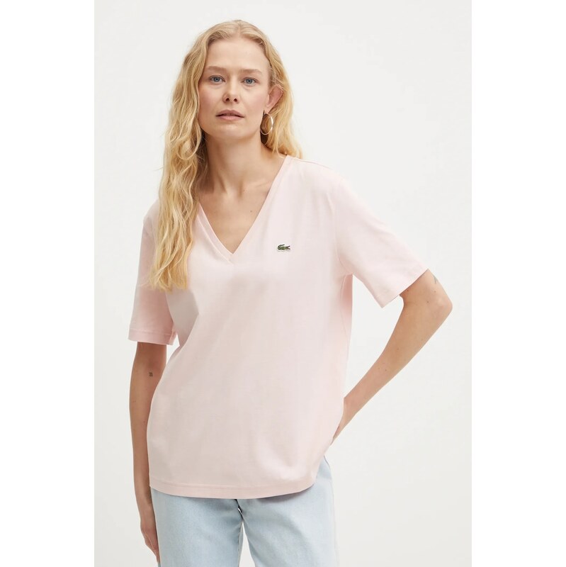 Lacoste basic tričko bavlněné dámské