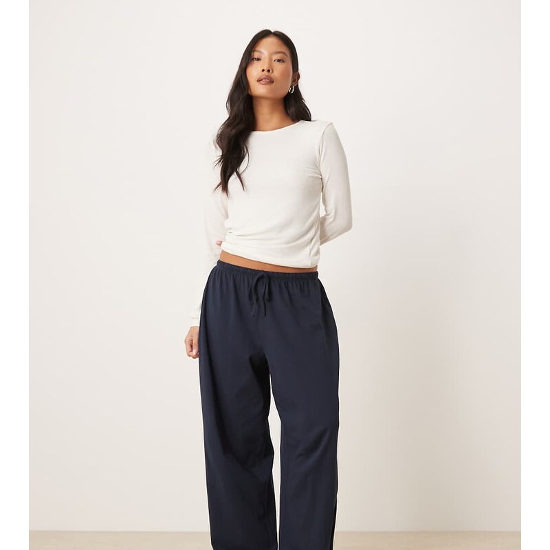 ASOS Petite ASOS DESIGN Petite mix & match cotton pyjama trouser in 115524851