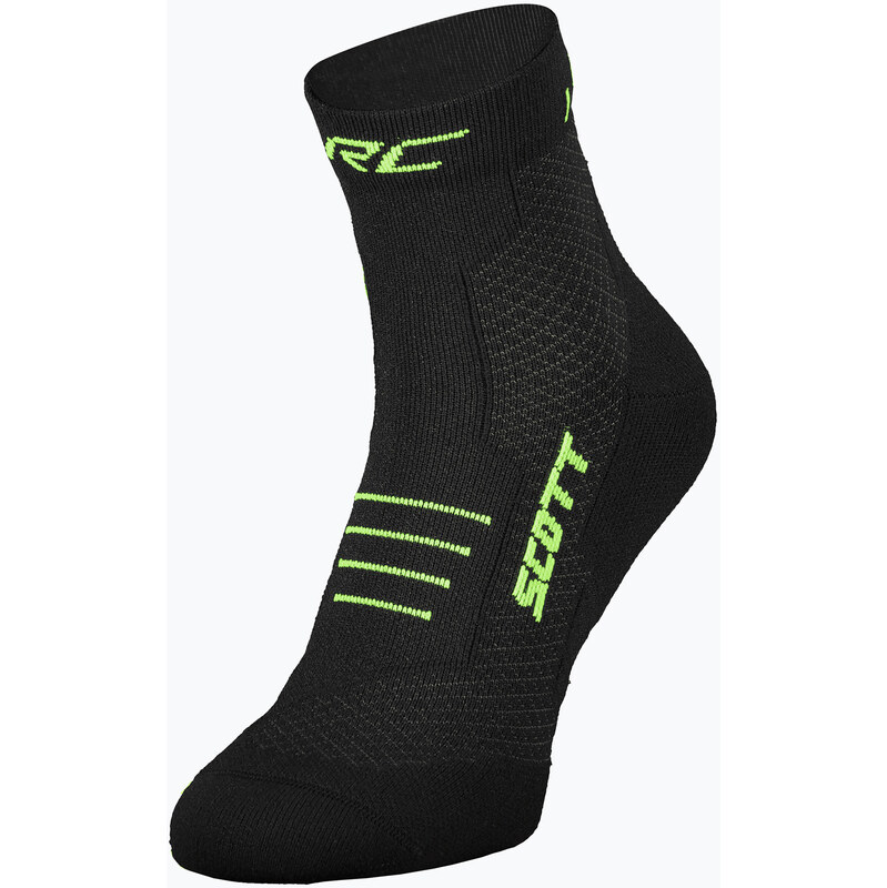 Ponožky SCOTT RC Running Quarter black/safety yellow