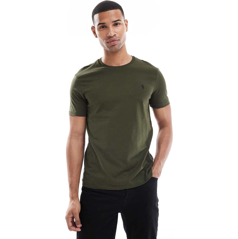 Polo Ralph Lauren icon logo t-shirt in olive green