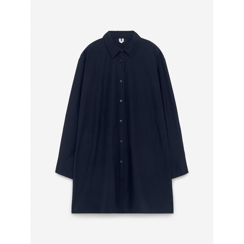 H&M - Krátké košilové šaty - modrá 108132521