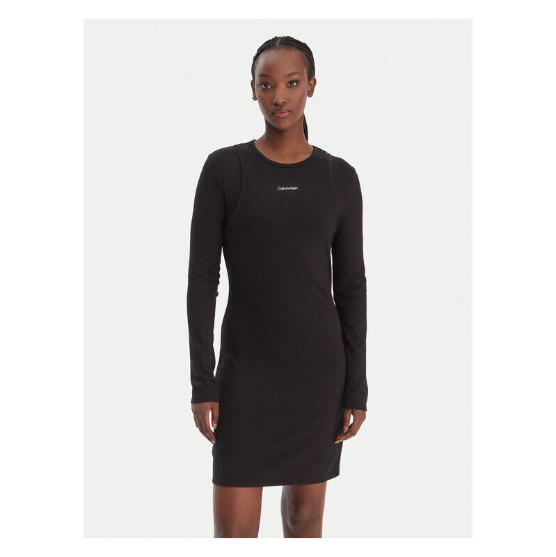 Úpletové šaty Calvin Klein Jeans