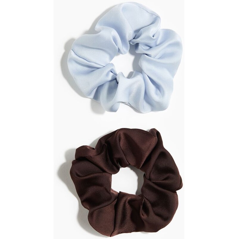 H&M - Látková gumička 2 kusy - modrá 112238355